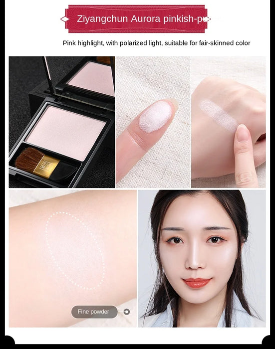 zqHighlighting Powder Nose Shadow Repair Highlight Natural Brightening Skin Color Shadow Powder Repair Three-Dimensional Outline