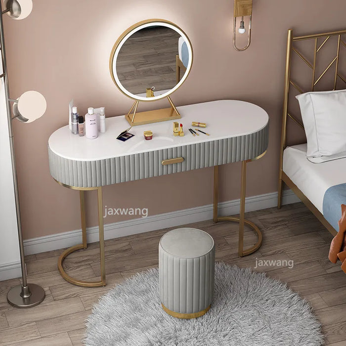 New Design Modern Design Bedroom Furniture Dresser Without Mirror Dressing Table Vanity Bed Stool Chair Bedroom Dresser Chairs