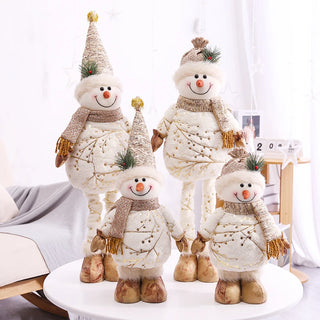 GY Christmas Christmas Doll Mall Hotel Show Window Layout Retractable Doll Christmas Tree Scene Decoration Snowman Ornaments
