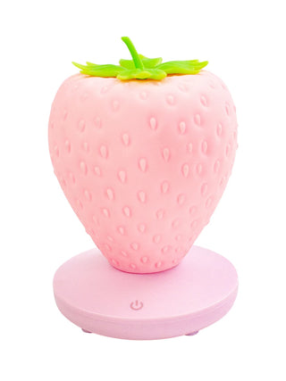 TT Creative Cute Strawberry Warm Small Night Lamp USB Rechargeable Eye Protection Bedside Baby Nursing Touch