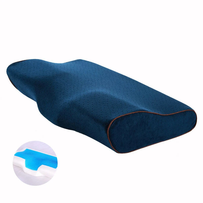 1 Pcs Memory Foam Pillow Summer Ice-cool Pillows Anti-snore Neck Rest Sleep Gel Pillow Core+Pillowcover For Home Beddings decor