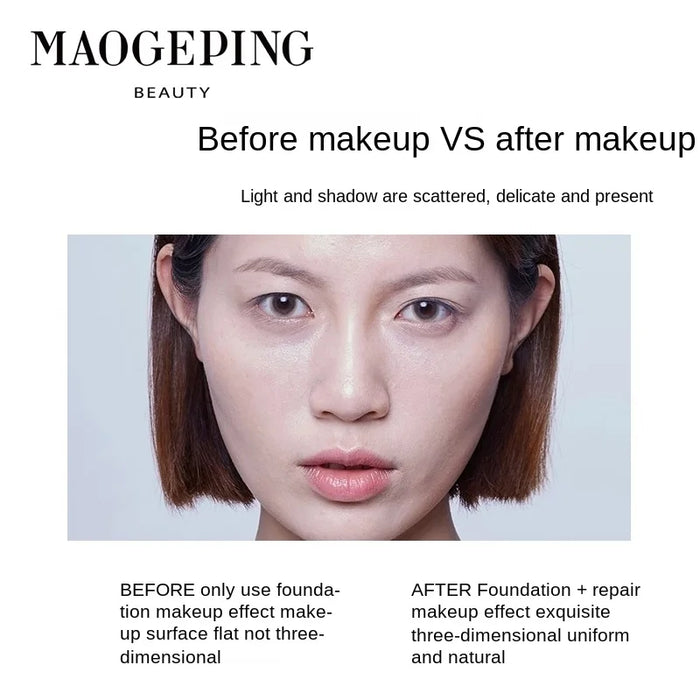 TT Maogeping Soft Light Face Collection Powder Hairline Headline Powder Novice Face Slimming Contour Compact Side Shadow Nose