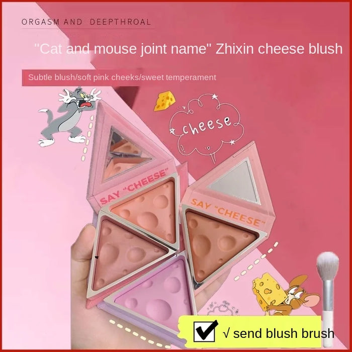 TT Xiaoao Dingzhi Heart Cheese Blush Official Flagship Authentic