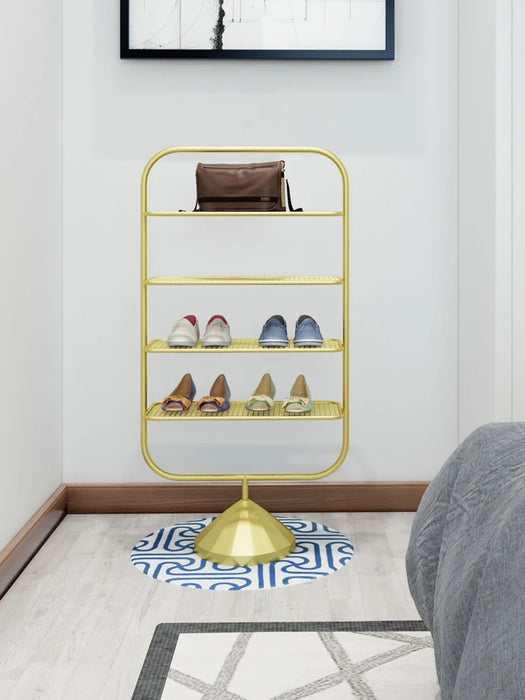 TT Door Living Room Shoe Rack Household Multi-Layer Simple Storage Slipper Rack Light Luxury