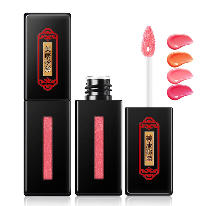 zq Mirror Glass Lip Lacquer Durable Moisturizing and Nourishing Waterproof Discoloration Resistant Lip Gloss