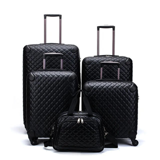 TRAVLE TALE 16"20"24"28" Inc Women Luxury Leather Trolley Koffers Spinner Cabin Travel Suitcase Luggage Set On Wheels