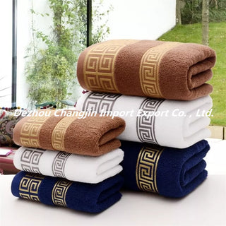 Pure Cotton Towel 34x75cm Embroidered Towels  For Adults Quick-Dry Thicken Soft Face Towels Absorbent