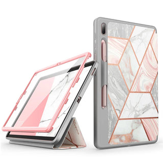 For Samsung Galaxy Tab S7 FE Case 12.4" 2021 Release i-Blason Cosmo Full-Body Trifold with Built-in Screen Protector Smart Cover