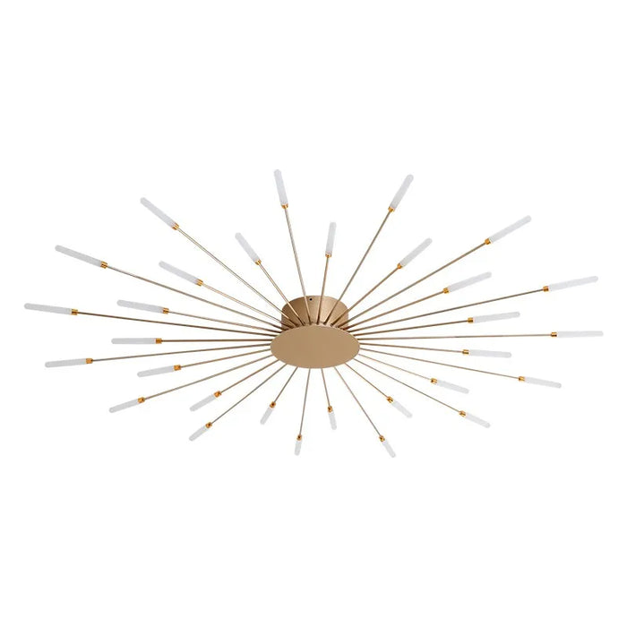 Modern LED Ceiling Chandelier lighting Living room Novelty fireworks shape light Nordic Black/Golden Home decor Bedroom fixtures