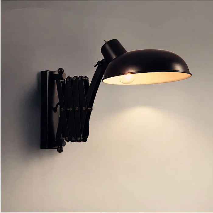 Loft American Retro Lighting Industrial Style Personalized Living Room Dining Room Bedroom Corridor Retractable Iron Wall Lamp