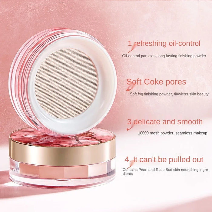 zq Face Powder Finishing Powder Powder Oil Control No Powder Smear-Proof Makeup Waterproof Concealer