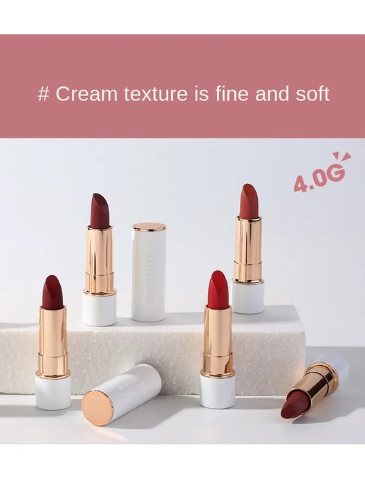 zq Small Milk Blocks Cream Lipstick Matte Soft Matte Student Cheap Lipstick Female Niche