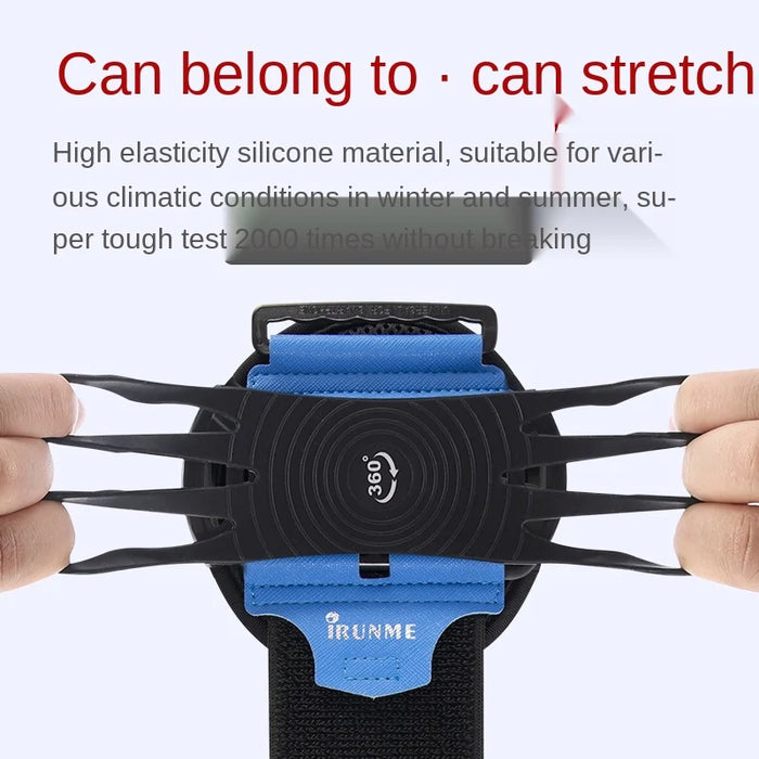 TT Detachable Rotating Sports Mobile Phone Wrist Strap Running Arm Bag Driving Take-out Navigation Bracket