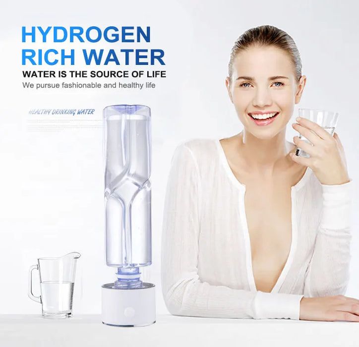 260ml/420ml H2 Rich Hydrogen Portable Alkaline Active Generador De Hidrogeno SPE PEM Hydrogen Ionizer Water Bottle