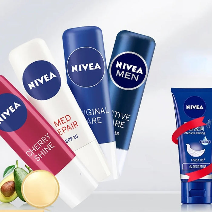 TT Nivea Moisturizing Lipstick for Women Moisturizing Hydrating Lipstick Front Base Lip Nourishing Anti-Chapping Nursing Men