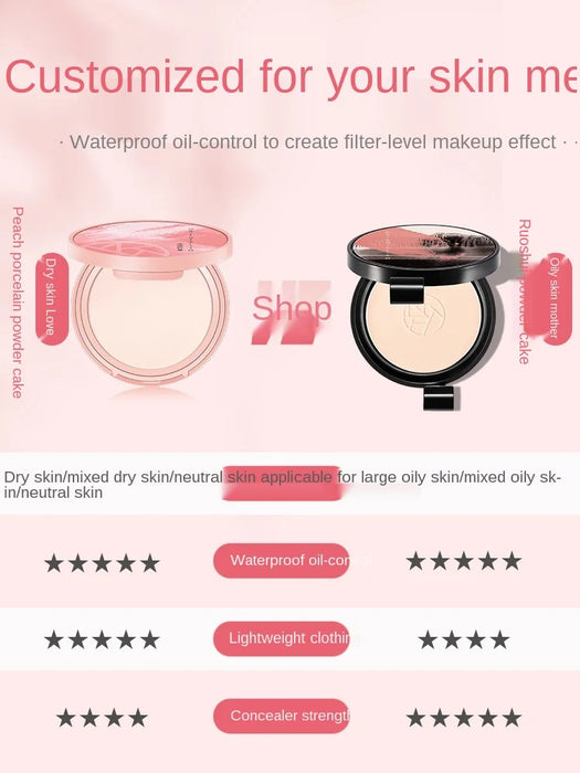 Cy Meikangfandai Ruoshui Powder Oil Control Finishing Concealer Lasting Face Powder Waterproof Free Shipping