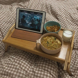 Computer Desk Window Tatami Table Foldable Laptop Stand Breakfast Plate Bed Tray Cozy Bedside Bay Room Desks Bedroom Furniture