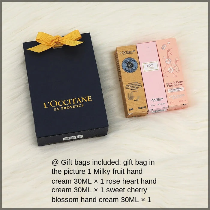 TT L'occitane Hand Cream Set Box Gift Box with Hand Gift 30ml75ml 2/3/4 PCs Cherry Blossom Shea Butter