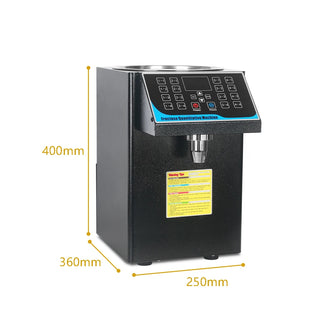 ITOP Fructose Dosing Machine Automatic Fructose Dispenser 220V Syrup Dispenser With Low-level Pre-sensor Black Stainless Steel