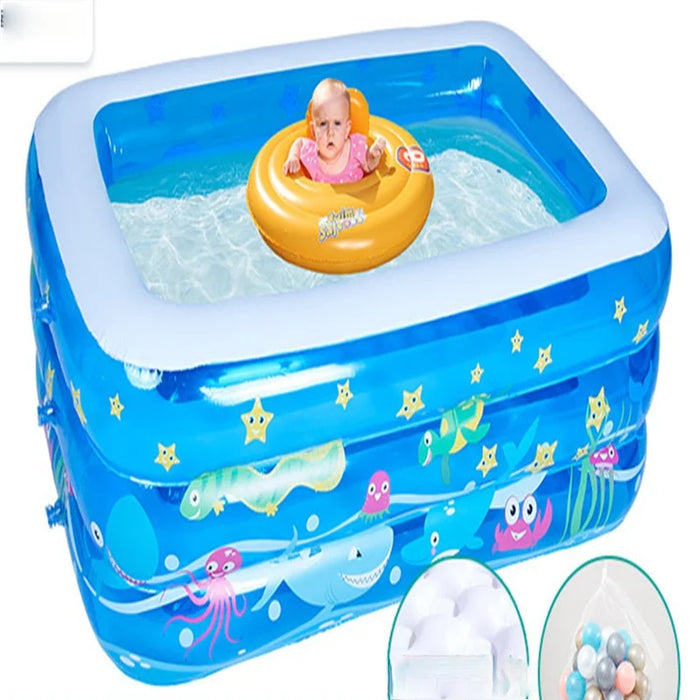 TT Inflatable Thickened Swimming Pool Household Adult Swimming Pool Child Baby Baby Family Bath Pool