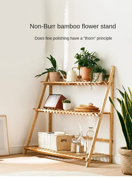 zq  Flower Rack Storage Decoration Floor-Standing Balcony Multi-Layer Succulent Scindapsus Basin Frame