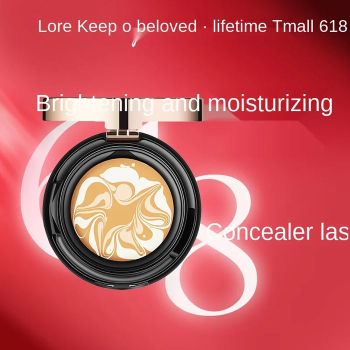 TTMaogeping Love Keeps Beauty Water Light Rich Moist Powder Moisturizing Long LastingOilControl Concealer Nude Makeup Foundation