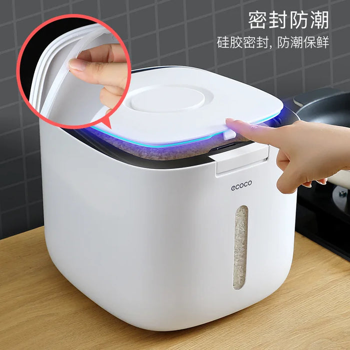 5Kg Kitchen Collection Nano Bucket Insect-Proof Moisture-Proof Rice Cylinder Food Storage Sealed Grain Household Box