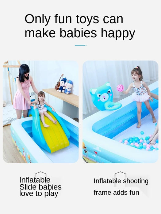 TT Household Children's Inflatable Swimming Pool Thickened Super Large Baby Baby Folding Bucket