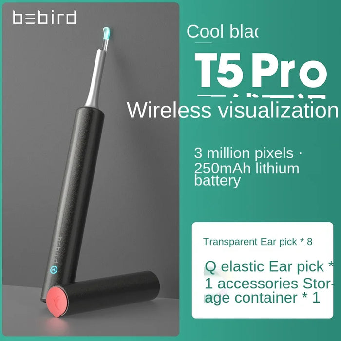 TT  Hummingbird Visual Earpick HD Luminous Ear Bar Children's Ear Cleaner Earwax Suction Artifact