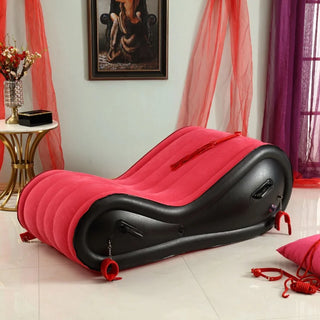 GY Multi-Functional European-Style Sexy Furniture Couple Love Chair Room Flirting Inflatable Sofa Bed