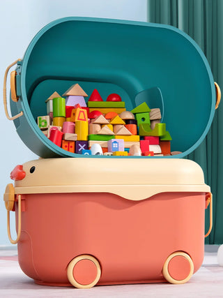 zq  Children's Toy Storage Box Household Storage Box Storage Box Baby Clothes Finishing Storage Box