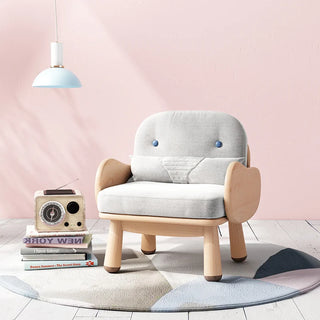 TT New Children's Sofa Solid Wood Cartoon Girl Baby Princess Lazy Leisure Stool Reading Corner Seat Mini