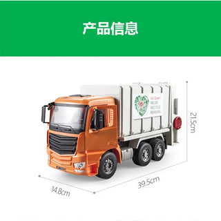 Large Loading Garbage Transfer Car Electric Trash Traffic Sanitation Truck Can Lifted With 3 Rubbish Bin Garbage Sorting Trucks