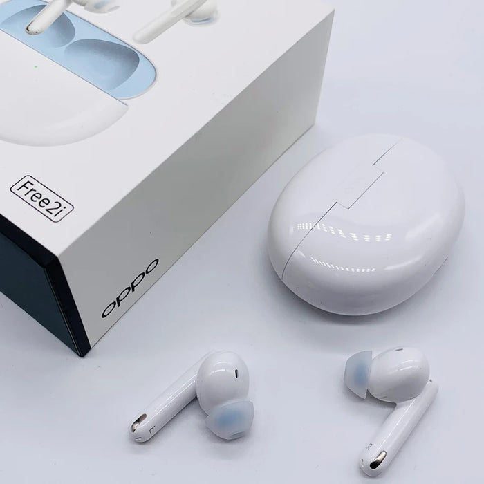 OPPO ENCO Free 2i TWS Earphone Bluetooth 5.2 3 Mic Noise Cancalling ANC True Wireless Heaphones 30H Battery Life For Reno 7