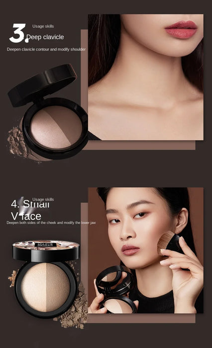 CY MARIE DALGAR Shading Powder Disc Nose Shadow Side Shadow Hairline Powder Highlight Filling Brightening Free Shipping