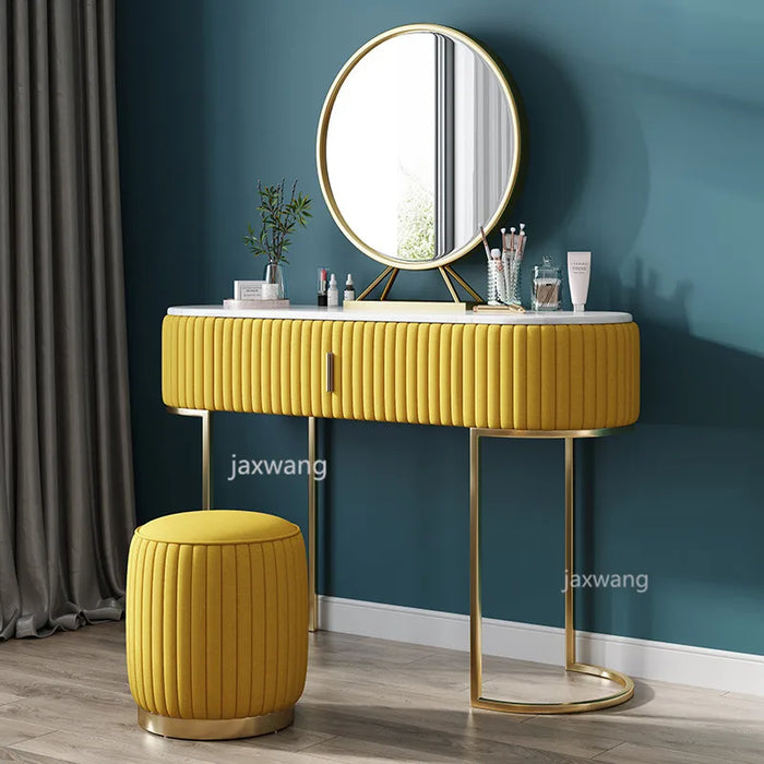 New Design Modern Design Bedroom Furniture Dresser Without Mirror Dressing Table Vanity Bed Stool Chair Bedroom Dresser Chairs