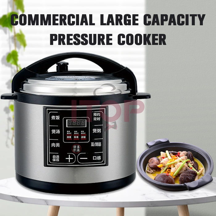 ITOP 1600W Stainless Steel Non Stick Heating Plate Rice Cooker 8/10/12L Electric Pressure Cookers