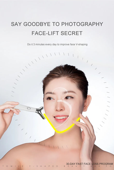 2023Y type lifting and firming facial massage device face massager for skin tightening electric