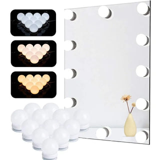 Makeup Mirror Light Led Dressing Table Light USB 12V Lighting Dimmable Wall Panels Bathroom Makeup Mirror Light Women Gift