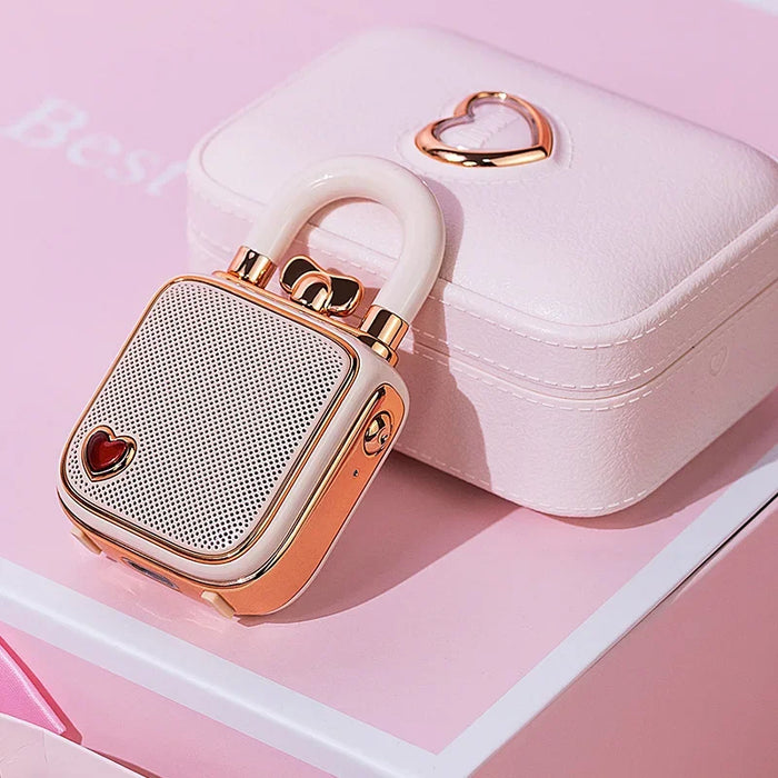 Original Lovelock Wireless Bluetooth Speaker Mini Portable Pocket Speaker with Recording TWS Connection for Birthday Unique Gift