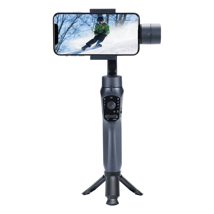 New Foldable Selfie Vlog Handheld Gimbal Stabilizer 360 Rotation Auto Face Tracking Smart Anti-shake 3 Axis Gimbal For iPhone