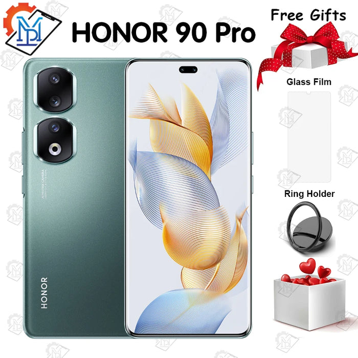 Original Honor 90 Pro  6.78 Inch 120Hz AMOLED Screen Snapdragon 8+ Gen 1 Octa Core Camera 200MP Battery 5000mAh 90W SuperCharge