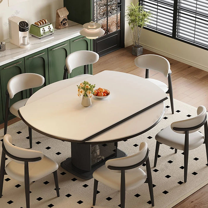 Service Table Dining Restaurant Tables Round Modern Rooms Cafe Reception Elegant Kitchen Room Extendable Mesa Home Furniture