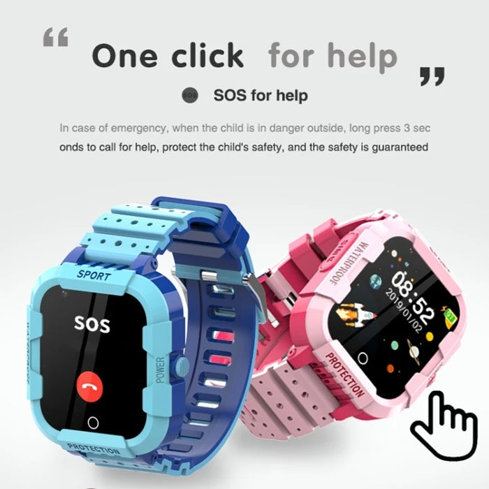 DF75 1.4 Inch 4G GPS Positioning Children Waterproof Smart Calling Watch With SOS Function