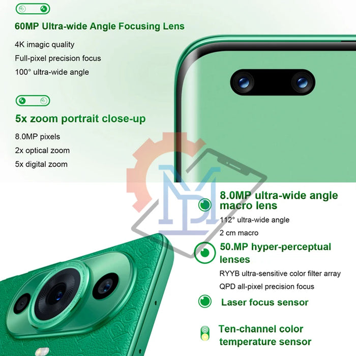 2023 Original Huawei Nova 11 Pro 6.78" Kunlun Glass Snapdragon 778G HarmonyOS 3.0 100W SuperCharge NFC Smartphone