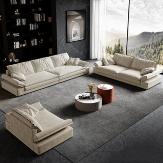 Sectional Living Room Sofa Longue Armchair designer Relaxing Modern 3 Seater Sofa white Luxury Floor italian Home Furniture
