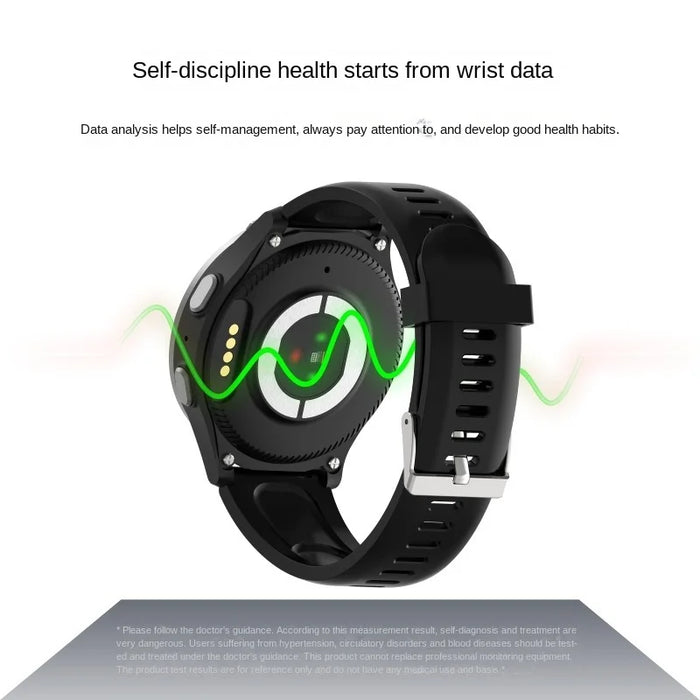 Elderly GPS Heart Rate Blood Pressure Thermometer and Blood Oxygen Detection Smart Watch