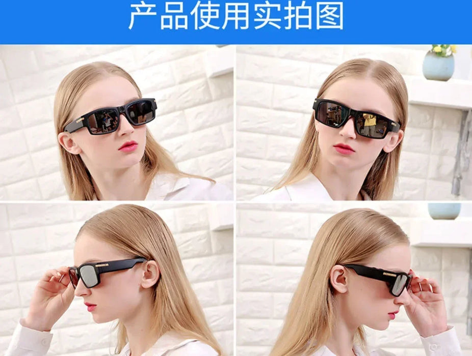 Multifunctional  Bluetooth glasses, WiFi with camera can be connected to the Internet video live polarized sunglasses