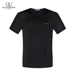 Hellen&Wood New Cotton Men's T-shirt Short-sleeve Short Sleeve Pure Loose Color Men t shirt T-shirts For Male Tops Summer