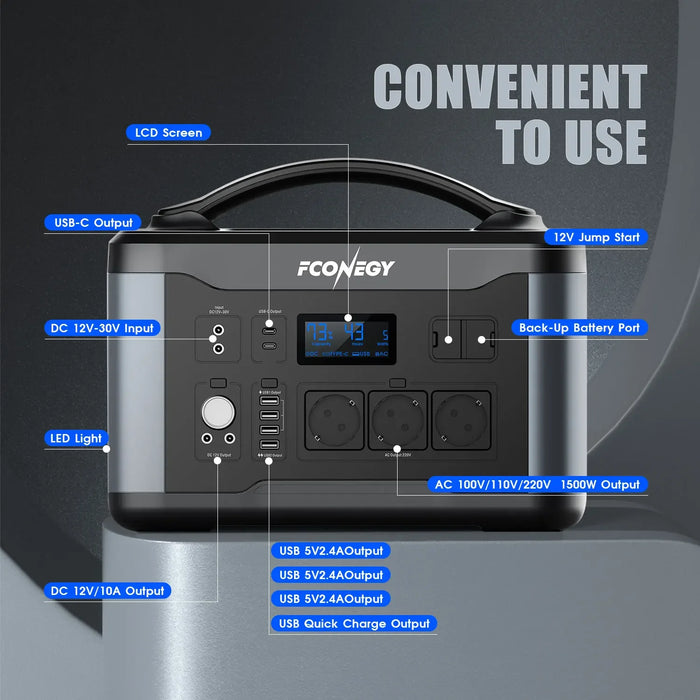 1000WH Outdoor Generator Tour Camping Picnic lifepo4 battery pack Generator For Home Outdoor Camping portable power stations